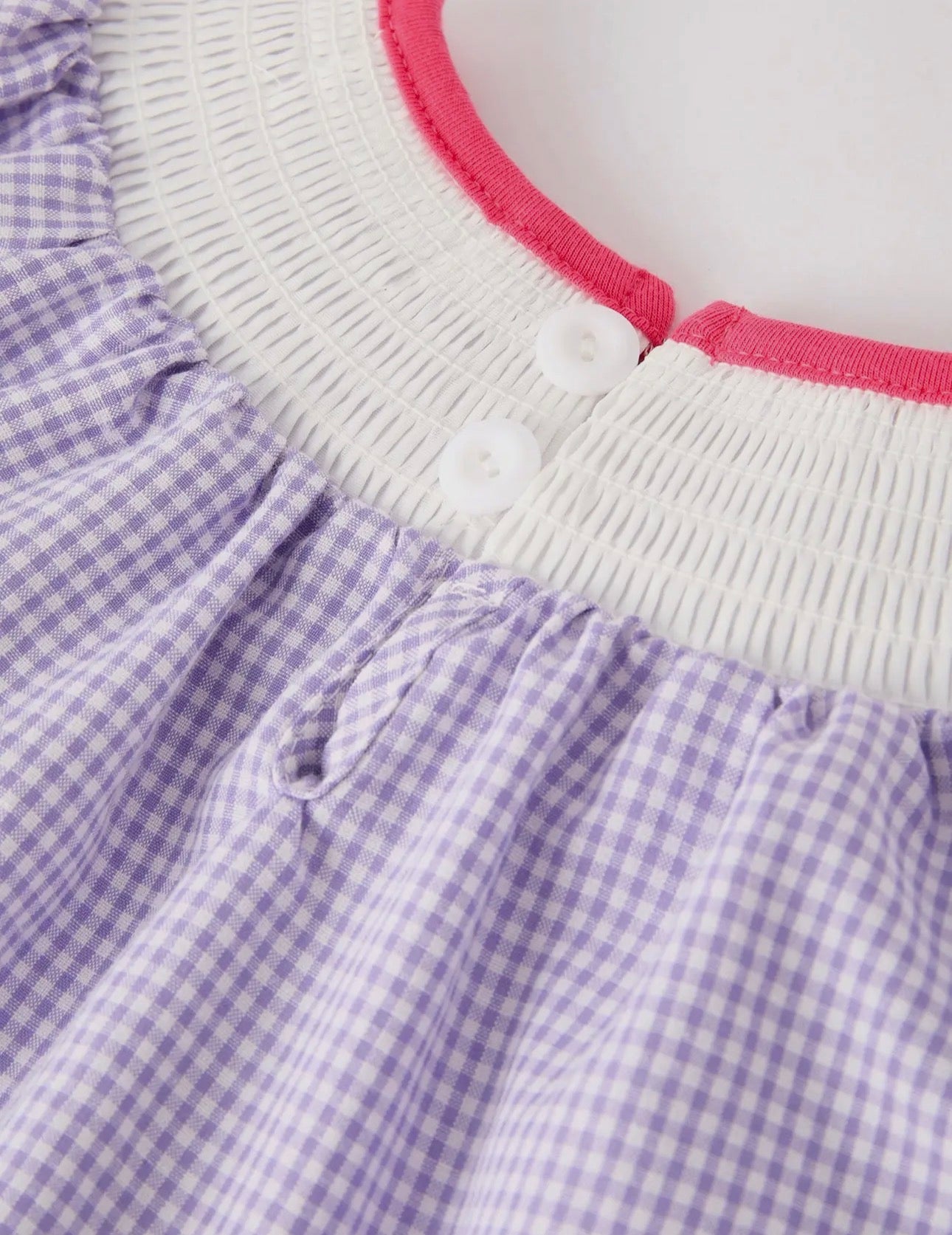 “Spider Smock Embroidery Girls Dress”