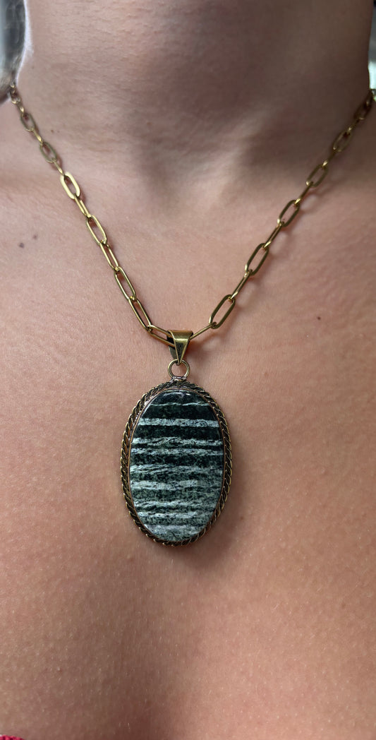 “Large Pendant Necklace”