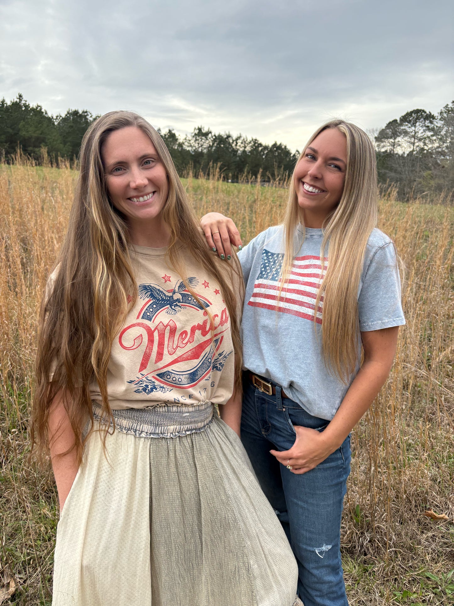 “Merica Oversized Graphic Tee”