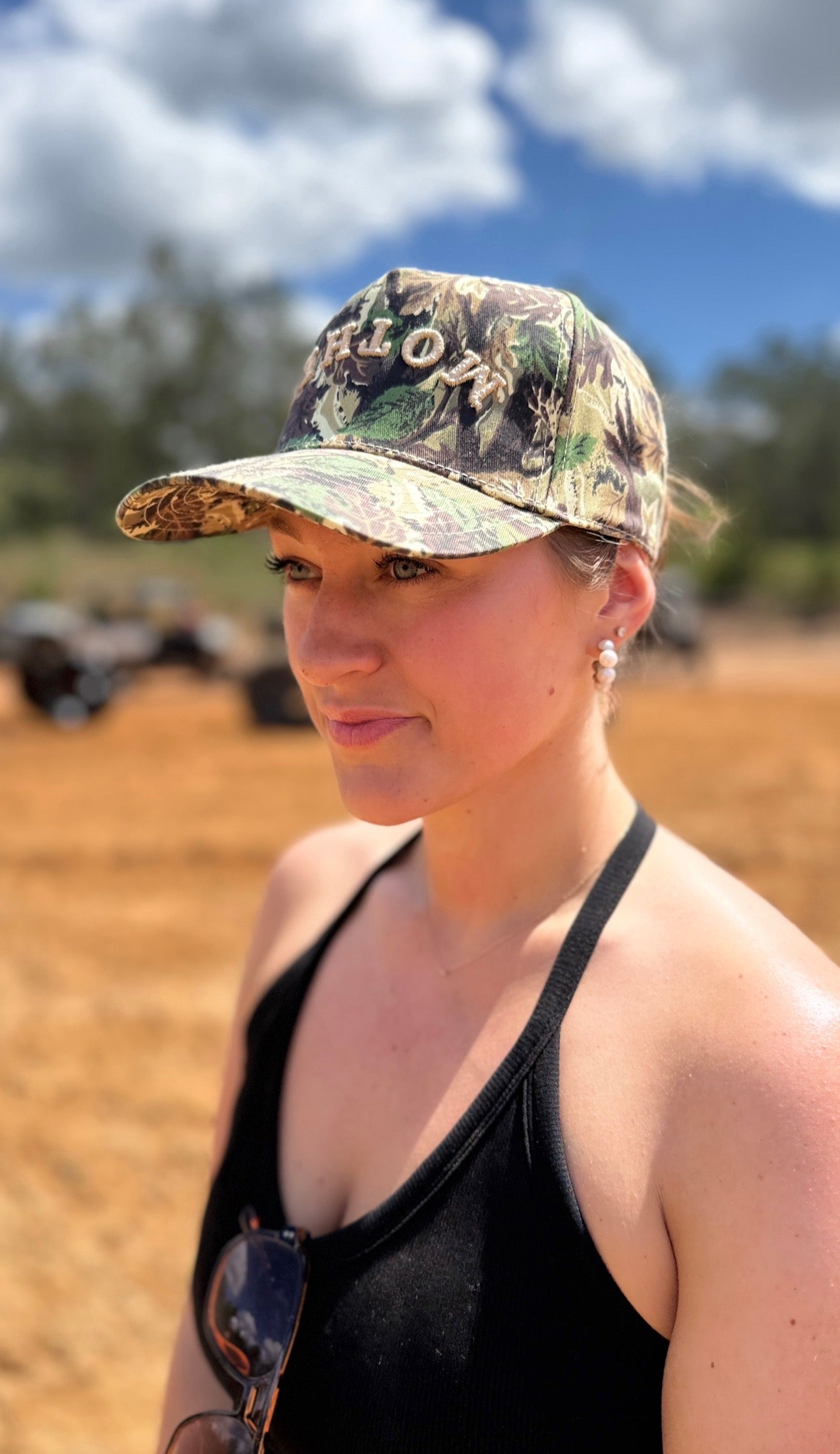 “Mother-Camo Adjustable Trucker Hat”