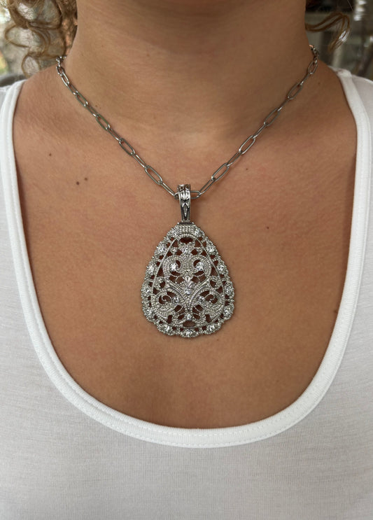 “Large Silver Pendant”
